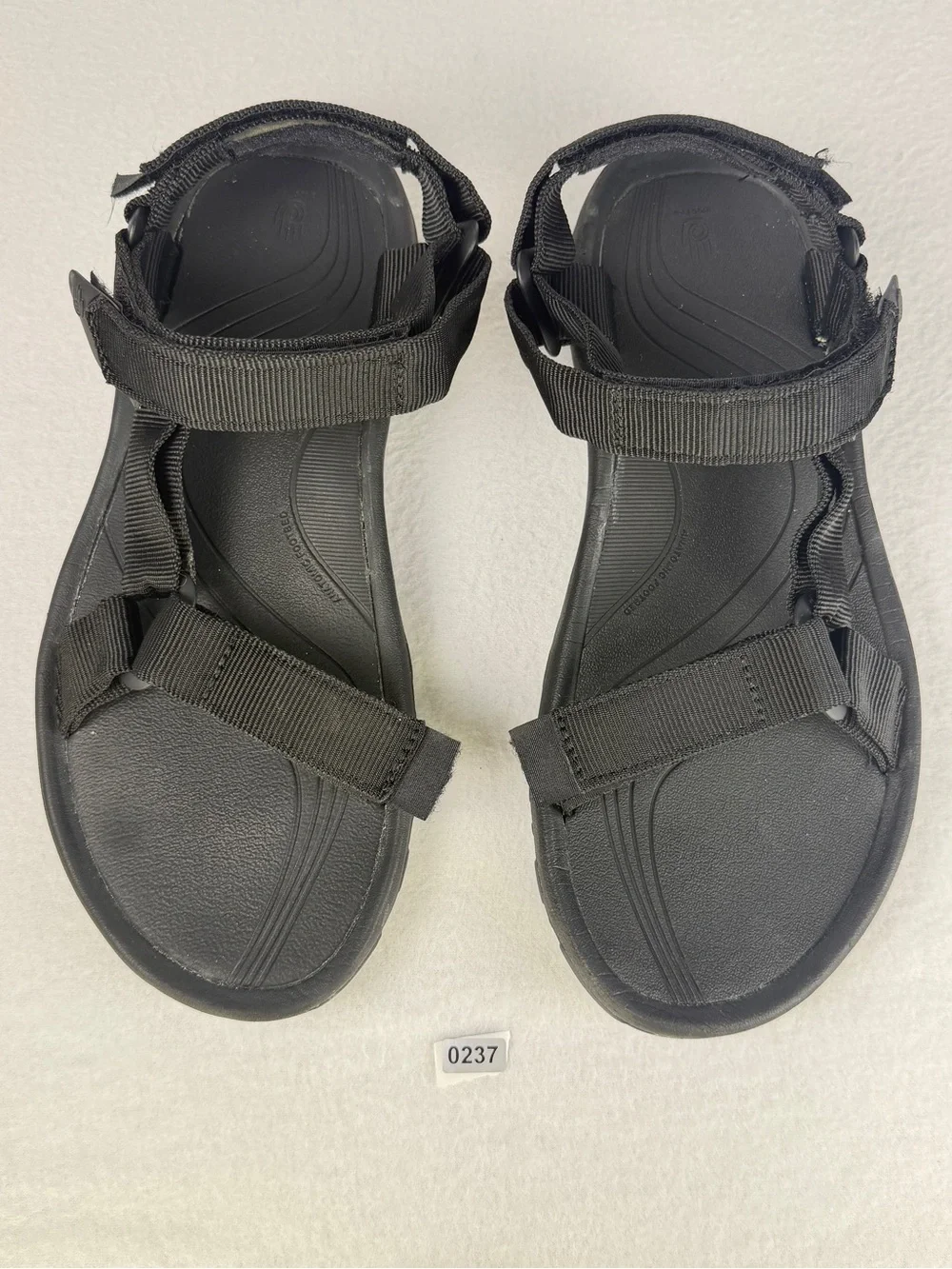 Teva Men's Black Strappy Outdoor Sandals